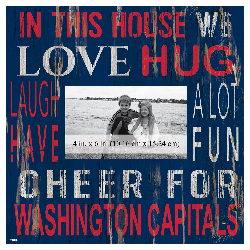 Washington Capitals In This House Picture Frame
