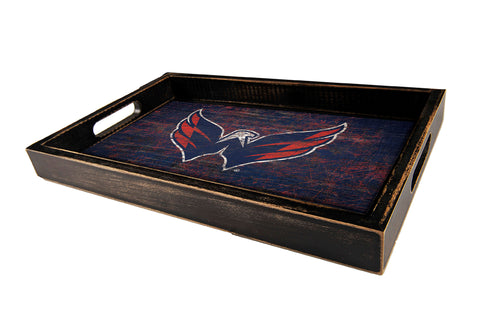 Washington Capitals Distressed Team Color Wood Tray