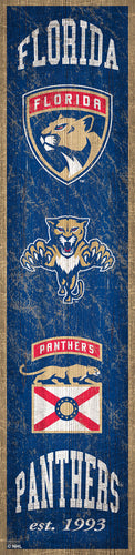 Florida Panthers Heritage Banner Wood Sign - 6