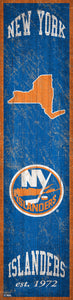 New York Islanders Heritage Banner Wood Sign - 6"x24"
