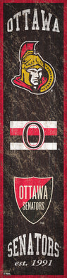 Ottawa Senators Heritage Banner Wood Sign - 6