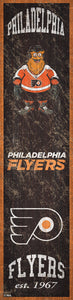 Philadelphia Flyers Heritage Banner Wood Sign - 6"x24"
