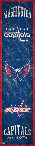 Washington Capitals Heritage Banner Wood Sign - 6