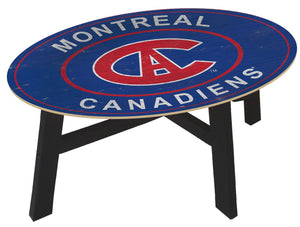 Montreal Canadiens Heritage Logo Wood Coffee Table