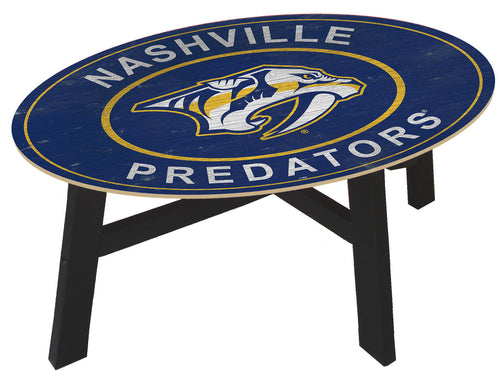 Nashville Predators Heritage Logo Wood Coffee Table