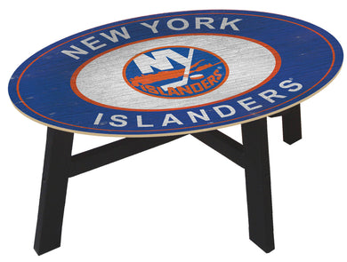 New York Islanders Heritage Logo Wood Coffee Table