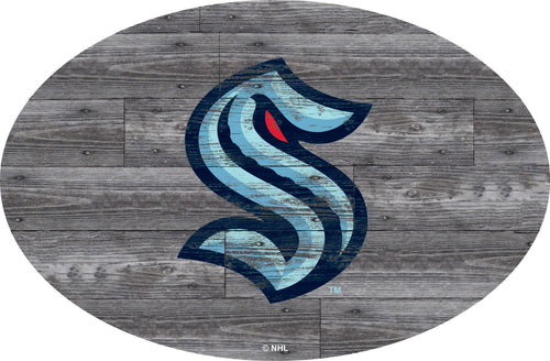 Seattle Kraken Heritage Logo Wood Coffee Table