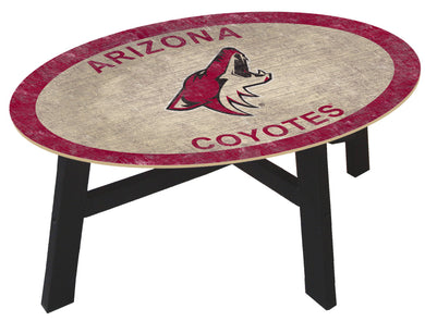 Arizona Coyotes Team Color Wood Coffee Table