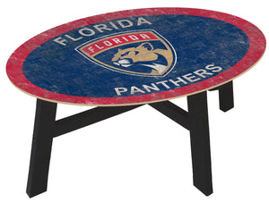 Florida Panthers Team Color Wood Coffee Table