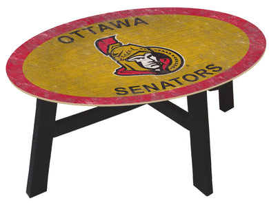 Ottawa Senators Team Color Wood Coffee Table