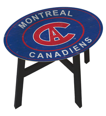 Montreal Canadiens Heritage Logo Wood Side Table