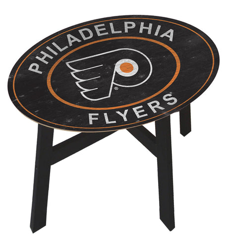 Philadelphia Flyers Heritage Logo Wood Side Table