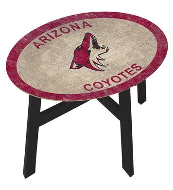 Arizona Coyotes Team Color Wood Side Table