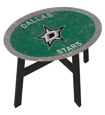 Dallas Stars Team Color Wood Side Table
