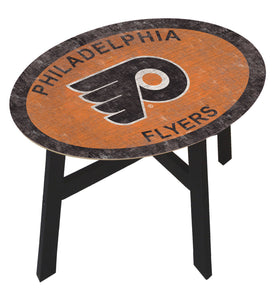 Philadelphia Flyers Team Color Wood Side Table