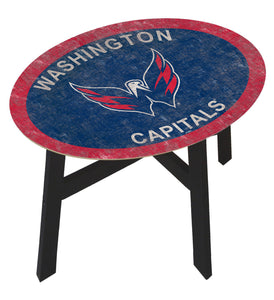 Washington Capitals Team Color Wood Side Table