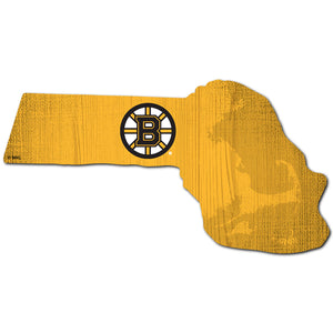 Boston Bruins Team Color Logo State Sign