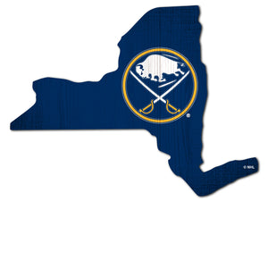 Buffalo Sabres Team Color Logo State Sign
