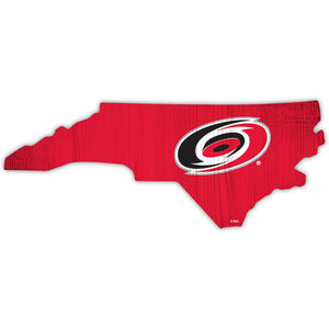 Carolina Hurricanes Team Color Logo State Sign