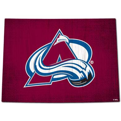 Colorado Avalanche Team Color Logo State Sign