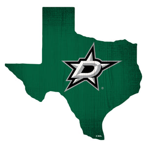Dallas Stars Team Color Logo State Sign