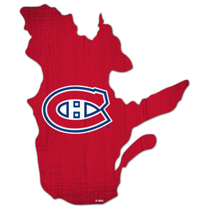 Montreal Canadiens Team Color Logo State Sign