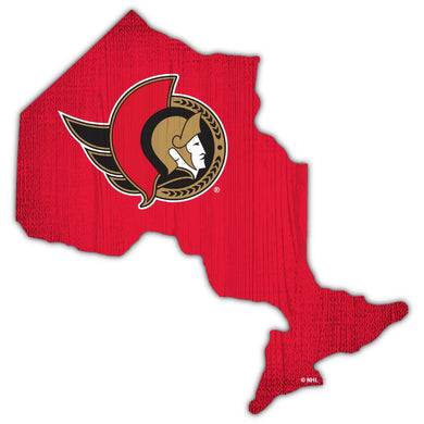 Ottawa Senators Team Color Logo State Sign