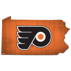 Philadelphia Flyers Team Color Logo State Sign