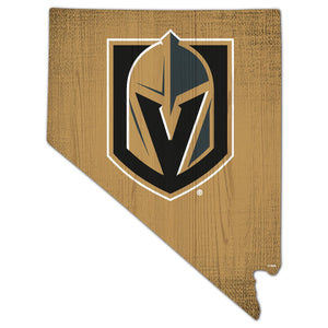 Vegas Golden Knights Team Color Logo State Sign