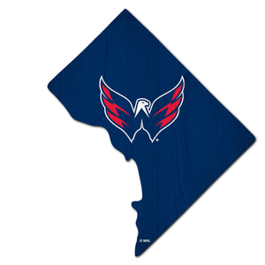 Washington Capitals Team Color Logo State Sign