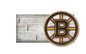 Boston Bruins Key Holder 6"x12"