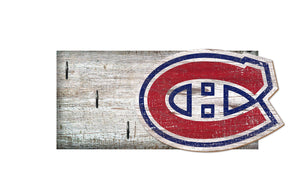 Montreal Canadiens Key Holder 6"x12"