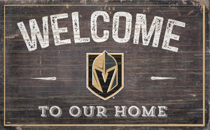 Vegas Golden Knights Welcome To Our Home Wood Sign