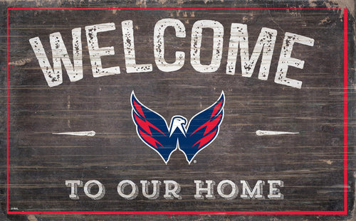 Washington Capitals Welcome To Our Home Wood Sign