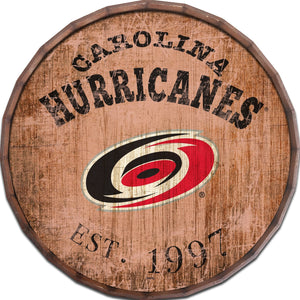Carolina Hurricanes Established Date Barrel Top -24"