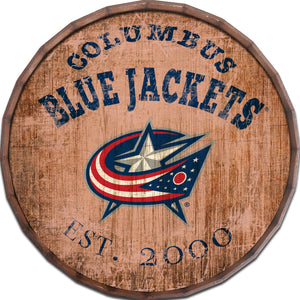 Columbus Blue Jackets Established Date Barrel Top -24"