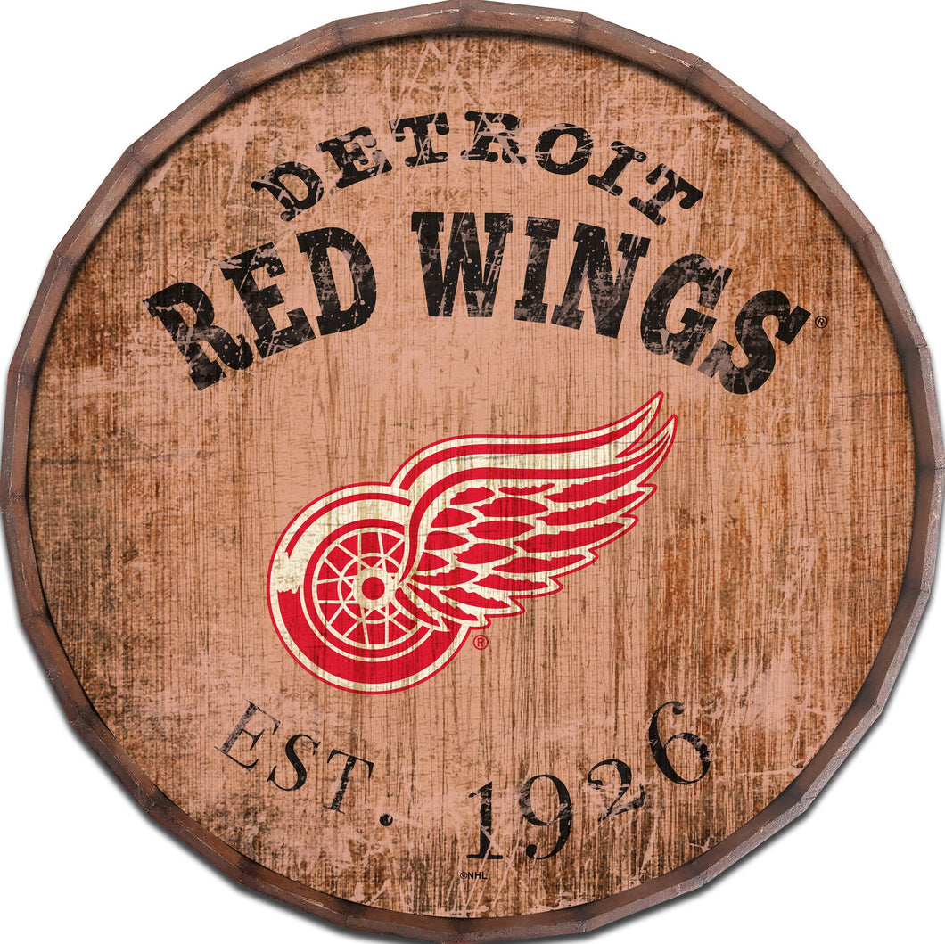 Detroit Red Wings Established Date Barrel Top