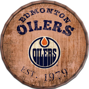 Edmonton Oilers Established Date Barrel Top -24"