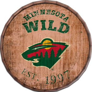 Minnesota Wild Established Date Barrel Top -24"