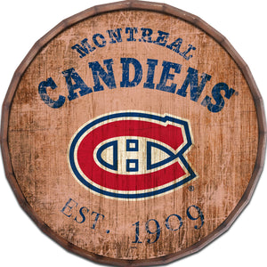 Montreal Canadiens Established Date Barrel Top -24"