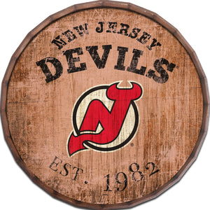 New Jersey Devils Established Date Barrel Top -24"
