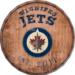 Winnipeg Jets Established Date Barrel Top -24"