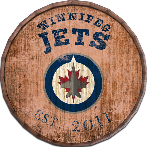 Winnipeg Jets Established Date Barrel Top