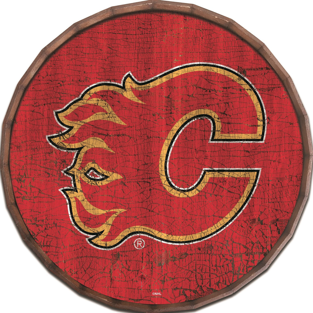 Calgary Flames Cracked Color Barrel Top -24