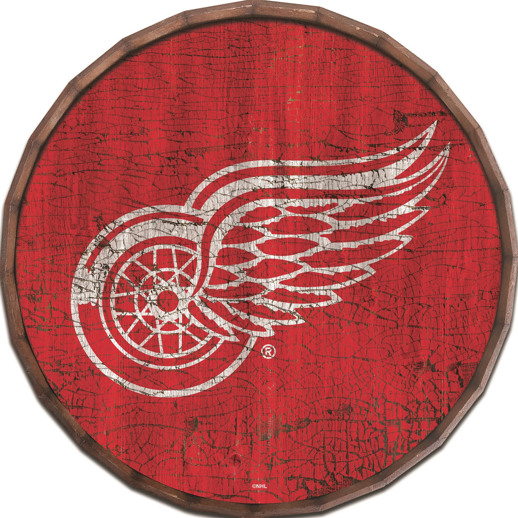 Detroit Red Wings Cracked Color Barrel Top