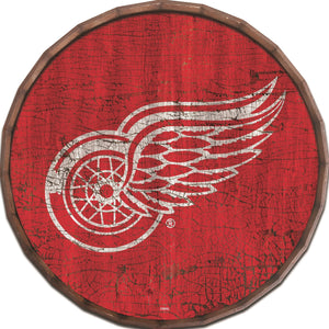 Detroit Red Wings Cracked Color Barrel Top -24"