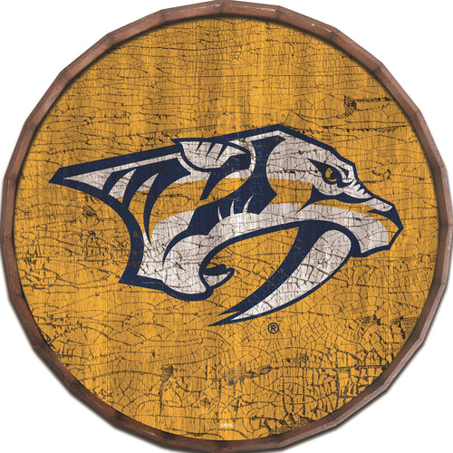 Nashville Predators Cracked Color Barrel Top