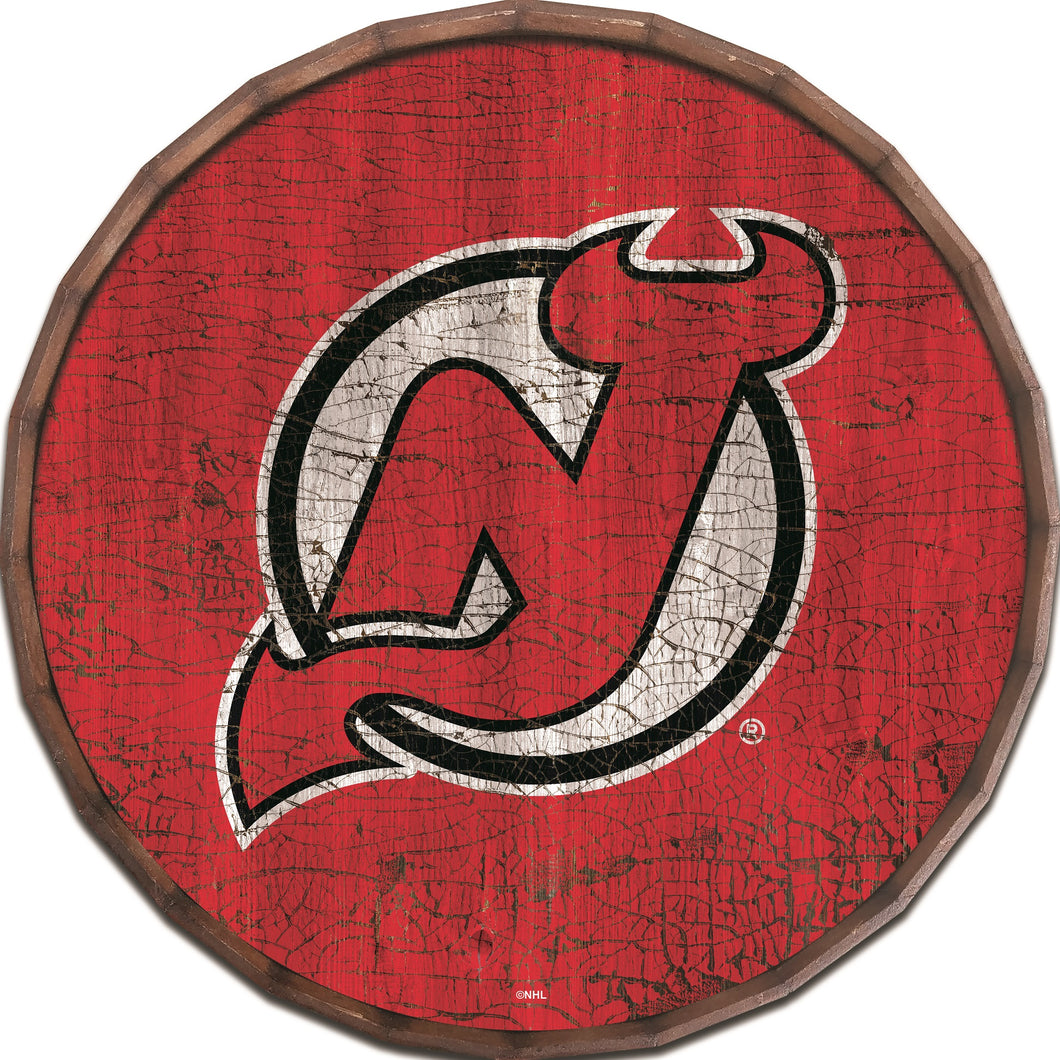 New Jersey Devils Cracked Color Barrel Top