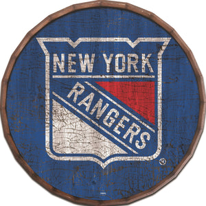 New York Rangers Cracked Color Barrel Top -24"