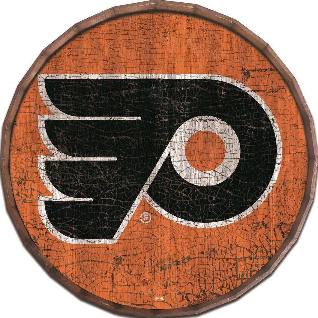 Philadelphia Flyers Cracked Color Barrel Top